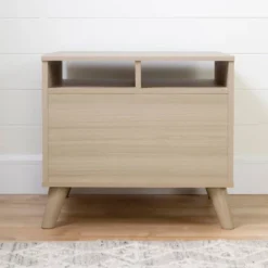 Yodi 2 Drawer Nightstand Soft Elm/White - South Shore 15 Yodi 2 Drawer Nightstand Soft Elm/White - South Shore -Children Household Series GUEST 58e30715 7056 4252 b982 ac3a6f22631a