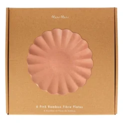 Meri-Meri Meri Meri Large Pink Reusable Bamboo Plates (Pack Of 6) 6 Meri-Meri Meri Meri Large Pink Reusable Bamboo Plates (Pack Of 6) -Children Household Series GUEST 59445987 07fa 405e 8d1c 11b9551730b0