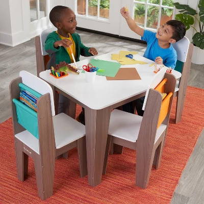 KidKraft Pocket Storage Table And Chair Set 1 KidKraft Pocket Storage Table And Chair Set