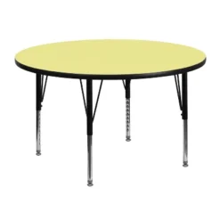 Emma And Oliver 48" Round Laminate Adjustable Preschool Activity Table -Children Household Series GUEST 5a590250 574a 4573 9347 953634ca5733