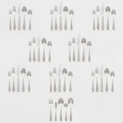 45pc Luxor 18/10 Stainless Steel Flatware Set - Threshold Signature™ -Children Household Series GUEST 5eeff87b f0a4 4f68 abf1 8b0a61366404