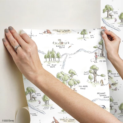 Winnie The Pooh 100 Acre Wood Map Peel And Stick Wallpaper - RoomMates 6 Winnie The Pooh 100 Acre Wood Map Peel And Stick Wallpaper - RoomMates - Image 6