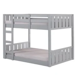 Twin Over Twin Wood Detachable Slat Bunk Bed - Saracina Home -Children Household Series GUEST 5fbfb80e 80c9 4941 b6cb e3aa4aa3b6f4
