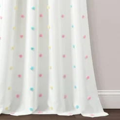 42"x84" Kids' Rainbow Tufted Dot Single Window Curtain Panel - Lush Décor 6 42"x84" Kids' Rainbow Tufted Dot Single Window Curtain Panel - Lush Décor -Children Household Series GUEST 6057f04e 0ec0 4efb 81c5 b9d41c24ecf3