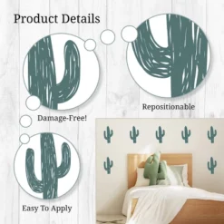 Cactus Wall Decor - Decalcomania -Children Household Series GUEST 6067b644 824c 4e75 b171 62c8682f0564