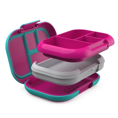 Bentgo Kids' Chill Lunch Box, Bento-Style Solution, 4 Compartments & Removable Ice Pack 4 Bentgo Kids' Chill Lunch Box, Bento-Style Solution, 4 Compartments & Removable Ice Pack - Image 4