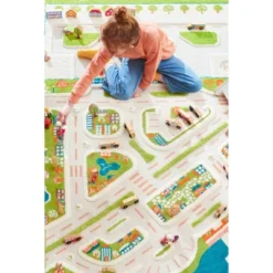 52.5"x71" Mini City 3D Play Rug - IVI -Children Household Series GUEST 6358d09e 28b1 40ba 8748 185841115f8b