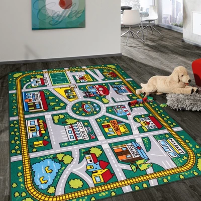 World Rug Gallery Kids Educational Learning City Life Road Non Slip Area Rug 1 World Rug Gallery Kids Educational Learning City Life Road Non Slip Area Rug