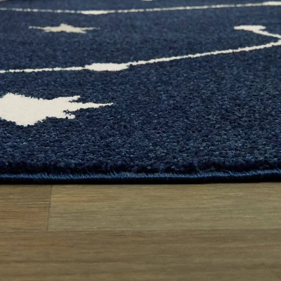 Galileo Constellation Kids' Rug Blue - Balta Rugs 4 Galileo Constellation Kids' Rug Blue - Balta Rugs - Image 4