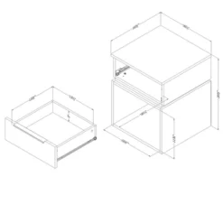 Hourra Nightstand - South Shore -Children Household Series GUEST 66aaf464 b9d0 45fe 9aa4 22adce36e7ce
