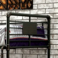 HOMES: Inside + Out Derrick Kids' Bunk Bed Antique Black - IoHOMES -Children Household Series GUEST 699671ef 2302 4ef8 9882 b4eaadaba284