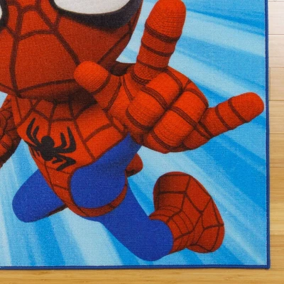 Marvel Spidey & Friends 54"x78" Area Rug 2 Marvel Spidey & Friends 54"x78" Area Rug - Image 2