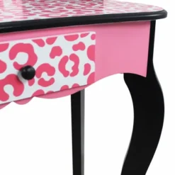 Fashion Leopard Prints Gisele Play Wooden Vanity Set Pink / Black - Teamson Kids 12 Fashion Leopard Prints Gisele Play Wooden Vanity Set Pink / Black - Teamson Kids -Children Household Series GUEST 6a3aa383 76cf 42ab b34d 1101da788167