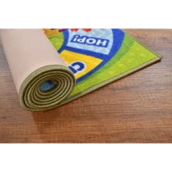 KC CUBS | DC Super Hero Girls Kids Hopscotch Number Counting Educational Learning & Game Play Nursery Bedroom Classroom Rug Carpet, 2' 7" X 6' 0" -Children Household Series GUEST 6a6ff2dc 521b 44da a666 394c7bb03f65