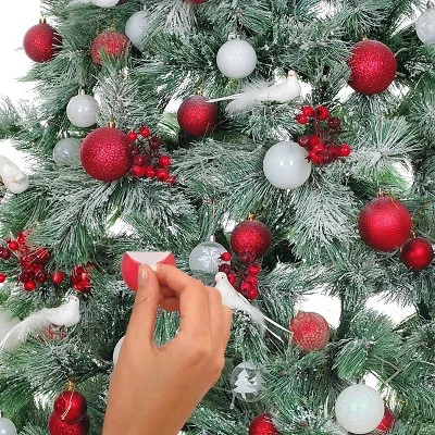 Christmas Tree Giant Peel & Stick Wall Decals With String Lights Green - RoomMates 1 Christmas Tree Giant Peel & Stick Wall Decals With String Lights Green - RoomMates