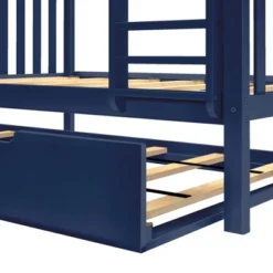 Max & Lily Twin Over Twin Bunk Bed With Trundle -Children Household Series GUEST 6b0031d2 8f9f 47a2 8bd6 3e3c59ae8579