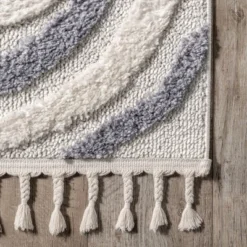 NuLOOM Adette Abstract Swirl Kids Tassel Area Rug -Children Household Series GUEST 6c0d9b13 4baf 45e2 8282 bb239cfceaa9