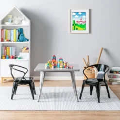 Set Of 2 Harper & Hudson Kids' Metal Activity Chairs - ACEssentials -Children Household Series GUEST 6c7319d8 4370 4b2d a5d7 779e0fe6dd87