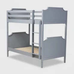Twin Mariana Wood Bunk Bed Gray - Baxton Studio -Children Household Series GUEST 6d01672d 912d 4143 9fce 5e1adf2a5be6