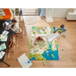 52.5"x71" Mini City 3D Play Rug - IVI -Children Household Series GUEST 6d0cd593 e39c 4b89 ad52 0e1fa4aae875