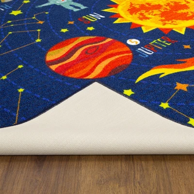 KC CUBS Boy & Girl Kids Outer Space Solar System Planets Educational Learning & Game Play Area Nursery Bedroom Classroom Rug Carpet 8 KC CUBS Boy & Girl Kids Outer Space Solar System Planets Educational Learning & Game Play Area Nursery Bedroom Classroom Rug Carpet - Image 8