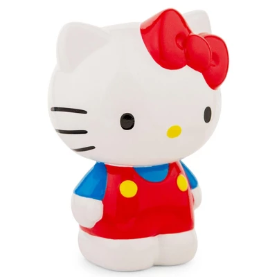 Silver Buffalo Sanrio Hello Kitty 6-Inch Ceramic Figural Coin Bank Storage 1 Silver Buffalo Sanrio Hello Kitty 6-Inch Ceramic Figural Coin Bank Storage