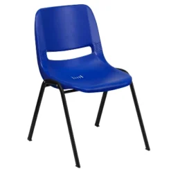 Emma And Oliver Ergonomic Kid's Shell Stack Chair - 12" Seat Daycare Home School -Children Household Series GUEST 6f86d2d7 7872 42f2 b98e b55a388317e5