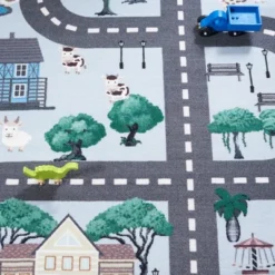 Kids Playhouse KPH235 Power Loomed Area Rug - Safavieh -Children Household Series GUEST 70c37fb7 4b38 4dee 9263 5ebd96763c76