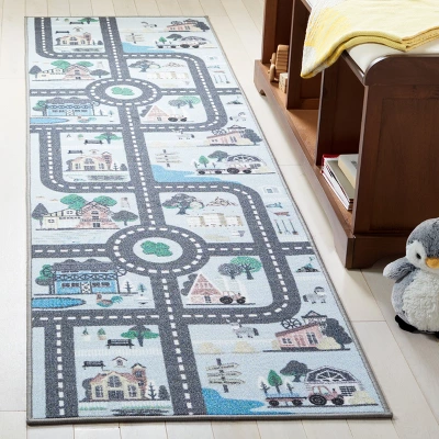 Kids Playhouse KPH232 Power Loomed Area Rug - Safavieh 1 Kids Playhouse KPH232 Power Loomed Area Rug - Safavieh
