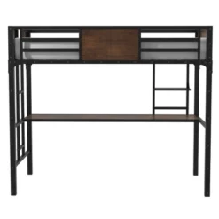 Twin Navii Industrial Loft Bed Black - HOMES: Inside + Out 20 Twin Navii Industrial Loft Bed Black - HOMES: Inside + Out -Children Household Series GUEST 72ff3fd0 c16a 4fa9 a931 60900160fcc9