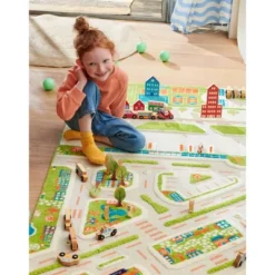 52.5"x71" Mini City 3D Play Rug - IVI -Children Household Series GUEST 730b235e 97a3 447d 9e10 6e6fd789a58a