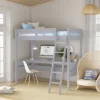 Twin Adryan Loft Bed With Desk - Room & Joy