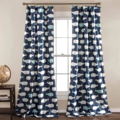 Whale Window Curtain - Lush Décor -Children Household Series GUEST 7621be93 4f30 422f bb4c 933e08718ea7