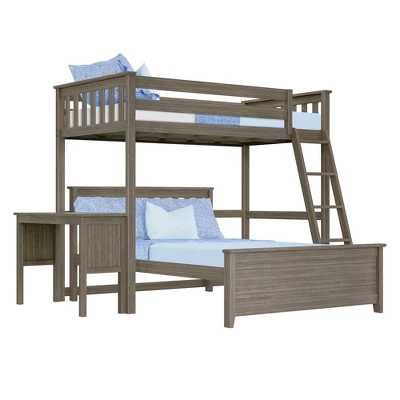 Max & Lily L-Shaped Twin Over Full Bunk Bed With Desk 7 Max & Lily L-Shaped Twin Over Full Bunk Bed With Desk - Image 7