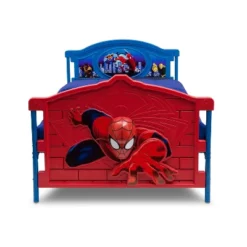 Twin Marvel Spider-Man Plastic 3D Bed - Delta Children -Children Household Series GUEST 76b49a15 ce41 4f50 945d e17a154998aa