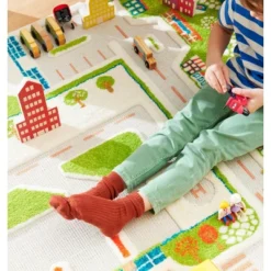 52.5"x71" Mini City 3D Play Rug - IVI -Children Household Series GUEST 76b9e538 9cd1 4529 9051 9a4e3fcf4a4c