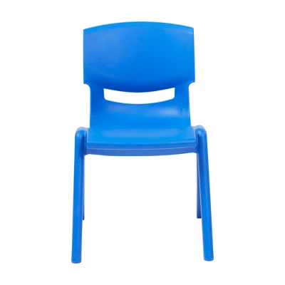 ECR4Kids Plastic School Stack Chair For Indoors And Outdoors, 12in Seat Height, 4-Pack 9 ECR4Kids Plastic School Stack Chair For Indoors And Outdoors, 12in Seat Height, 4-Pack - Image 9