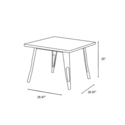 Harper & Hudson Kids' Metal Activity Table - ACEssentials -Children Household Series GUEST 79414961 914b 4cc1 8475 aea26f711c9d