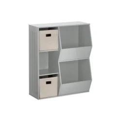 3pc Kids' Floor Cabinet With 2 Bins Set - RiverRidge Home 16 3pc Kids' Floor Cabinet With 2 Bins Set - RiverRidge Home -Children Household Series GUEST 79763f5b 3654 4272 a41f 34039b422494