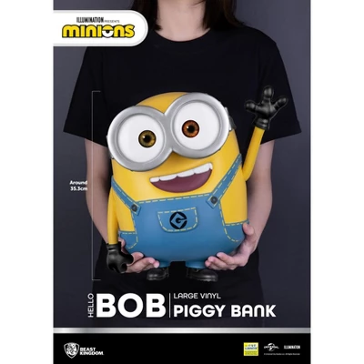 Universal Despicable Me Large Vinyl Piggy Bank: Hello Bob (Piggy Bank) 2 Universal Despicable Me Large Vinyl Piggy Bank: Hello Bob (Piggy Bank) - Image 2