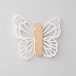 Butterfly Wood Lit Kids' Wall Decor Cream - Pillowfort™ 7 Butterfly Wood Lit Kids' Wall Decor Cream - Pillowfort™ -Children Household Series GUEST 7b038660 261a 42af 8baa 03a5b9a54a2c