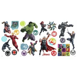 Classic Avengers Peel And Stick Wall Decal - RoomMates -Children Household Series GUEST 7b6eebcd da6b 4497 ab3d 0859c11c02d7