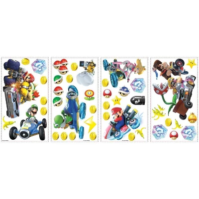 Roommates Ninetendo Mario Kart 8 Peel And Stick Wall Decal 1 Roommates Ninetendo Mario Kart 8 Peel And Stick Wall Decal