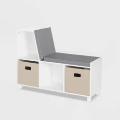 RiverRidge Home Kids' Book Nook Collection Cubby Storage Bench With 2 Bins - RiverRidge 17 RiverRidge Home Kids' Book Nook Collection Cubby Storage Bench With 2 Bins - RiverRidge -Children Household Series GUEST 7cea8eb6 5414 4ef9 bd1f ab1f67764fbe