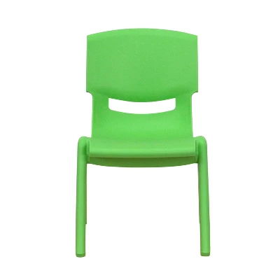 Emma And Oliver 10 Pack Plastic Stackable School Chair With 10.5" Seat Height 9 Emma And Oliver 10 Pack Plastic Stackable School Chair With 10.5" Seat Height - Image 9