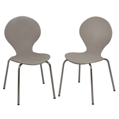 Set Of 2 Kids' Bentwood Chairs With Chrome Legs - Gift Mark 5 Set Of 2 Kids' Bentwood Chairs With Chrome Legs - Gift Mark - Image 5