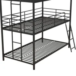 Triple Twin Zeke Metal Bunk Bed - Room & Joy -Children Household Series GUEST 7f3c4eba 5584 4895 aeeb 96bd2331c374