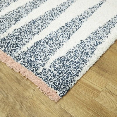 Andreja Striped Shag Kids' Rug - Balta Rugs 2 Andreja Striped Shag Kids' Rug - Balta Rugs - Image 2