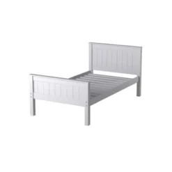 Twin Harmony Wood Platform Bed Dove Gray - Alaterre Furniture -Children Household Series GUEST 826a8a8a 26ac 4664 ad51 09c78df11761