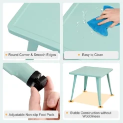 Costway Kids Steel 27'' Square Table Children Play Learn Activity Table Indoor Outdoor 17 Costway Kids Steel 27'' Square Table Children Play Learn Activity Table Indoor Outdoor -Children Household Series GUEST 82865224 0f9c 453b bbd0 772bae53501c